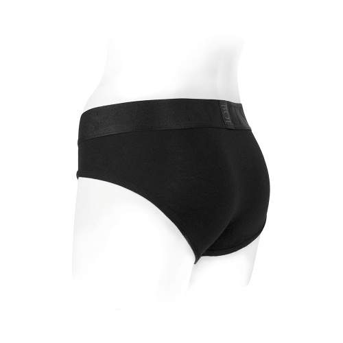 Tomboi Harness Briefs de Rayón Negro SpareParts