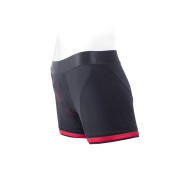 SpareParts Tomboii Boxer Briefs Nylon Arnés Negro/Rojo 2XL