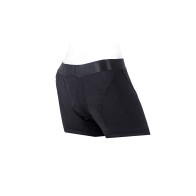 SpareParts Tomboii Rayon Boxer Briefs Harness Black XXS