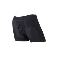 SpareParts Tomboii Rayon Boxer Briefs Harness Black XXS