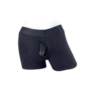 Calzoncillos de Rayón SpareParts Tomboii con Arnés Negro Talla XXS