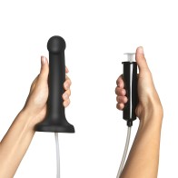 Squirting Cum Dildo Black Silicone