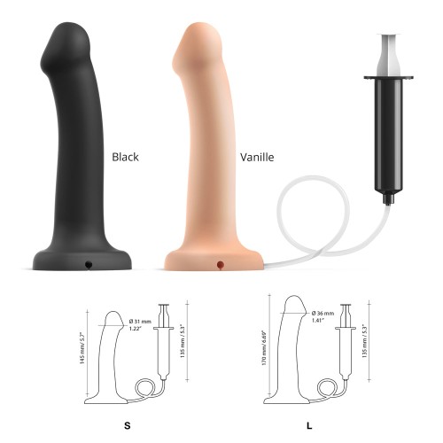 Squirting Cum Dildo Black Silicone