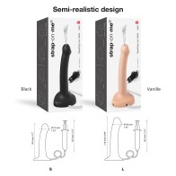 Squirting Cum Dildo Black Silicone