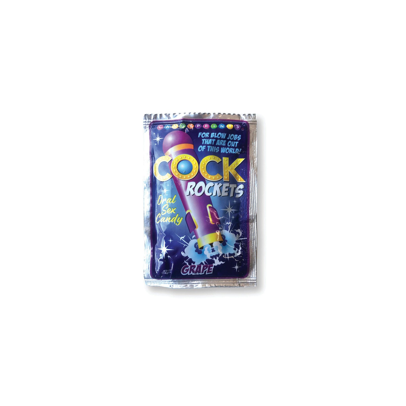 Caramelo Oral Cock Rockets Sabor Uva