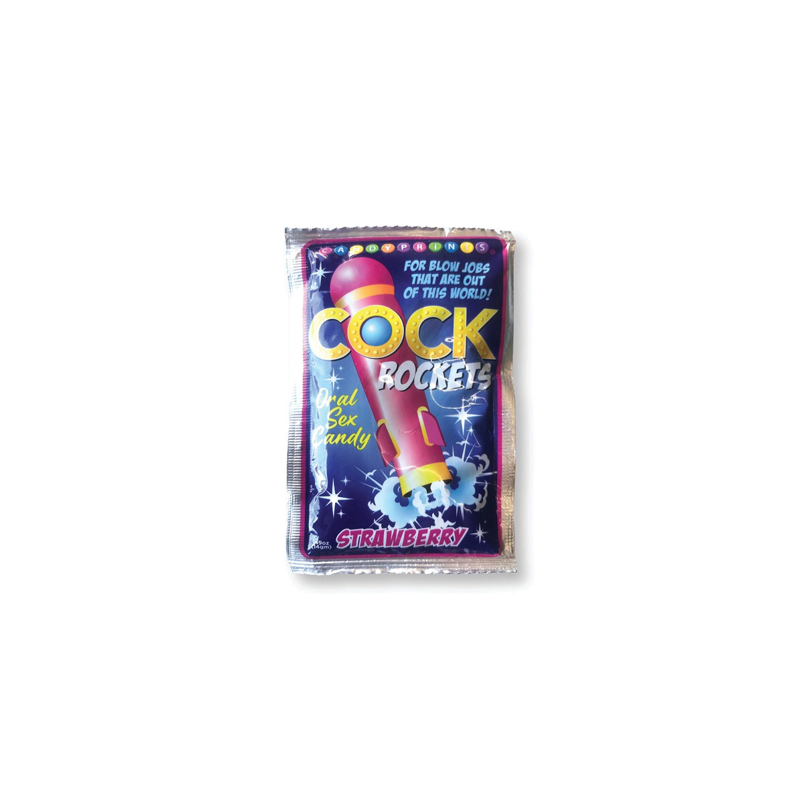 Caramelos para Sexo Oral Cock Rockets - Sabor Fresa - Experiencia Divertida y Sabrosa