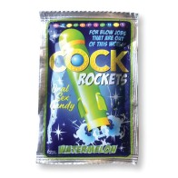 Caramelo para Sexo Oral Cock Rockets Sabor Sandía - Delicia Divertida y Coqueta