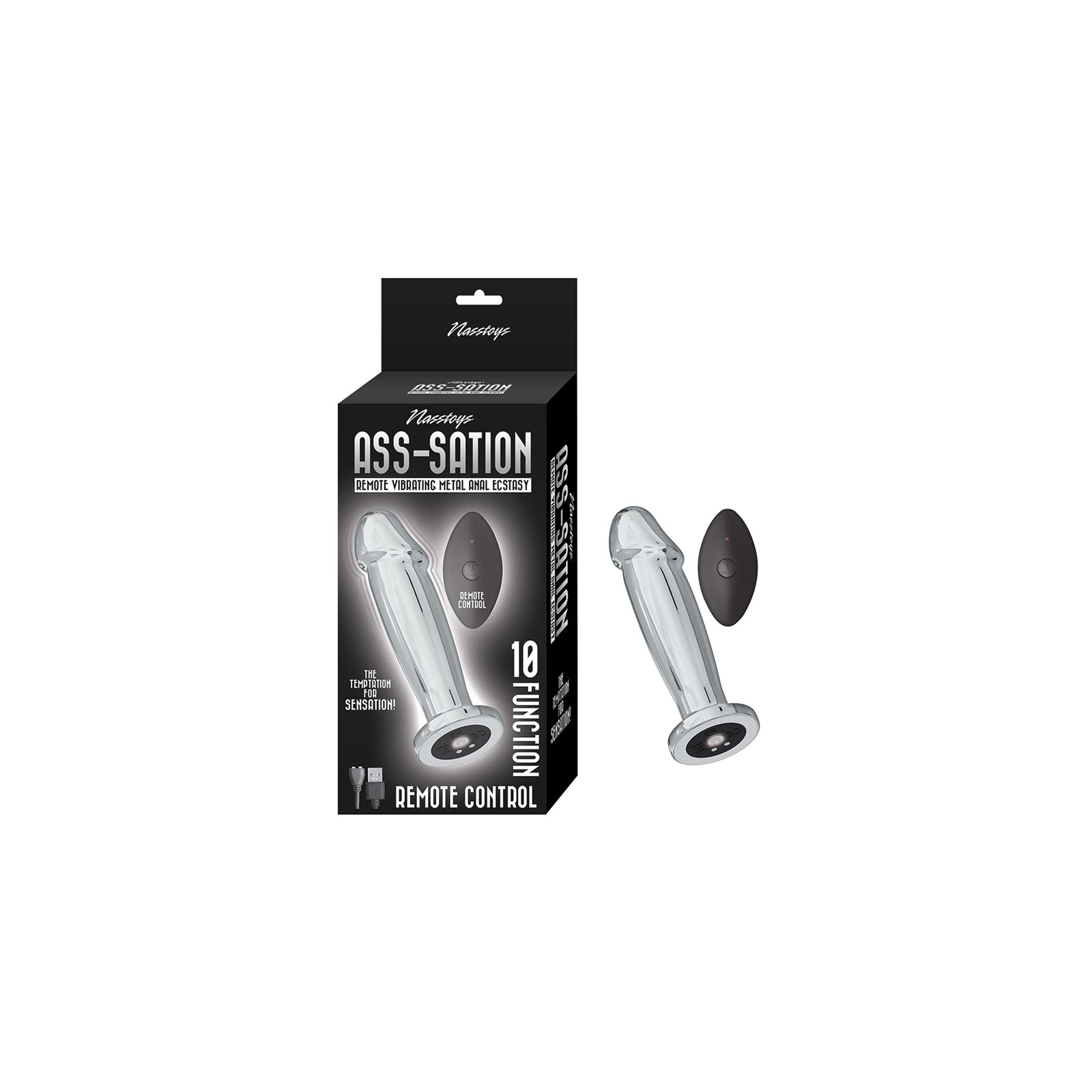 Nasstoys Ass-Sation Remote Vibrating Plug