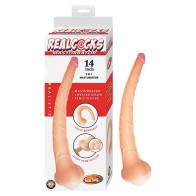 Realcocks Masturbador 14 Pulgadas 3-en-1 Dildo, Manga y Stroker