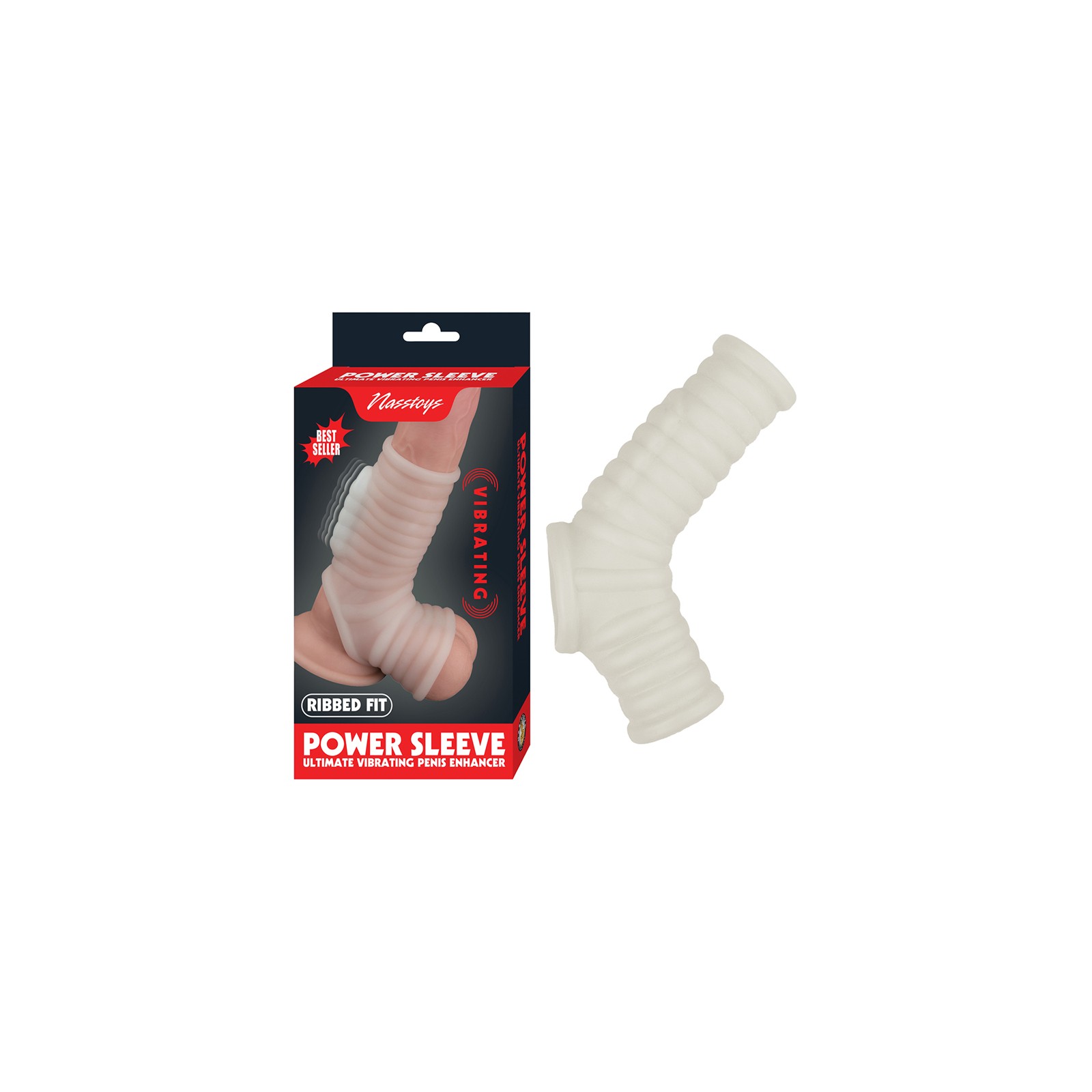 Nasstoys Power Sleeve Extensor Vibrante para Placer Mejorado