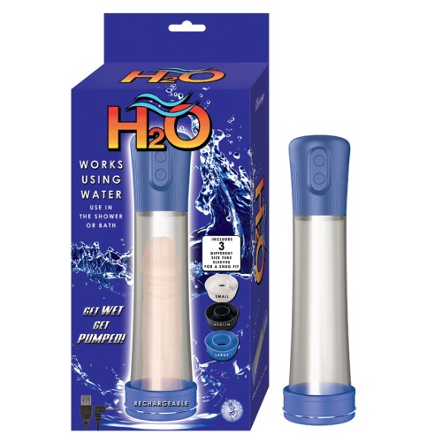 Nasstoys H2O Rechargeable Penis Pump Blue - Boost Your Confidence