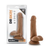 Dildo Realista Dr. Skin de 6.5 Pulgadas Beige