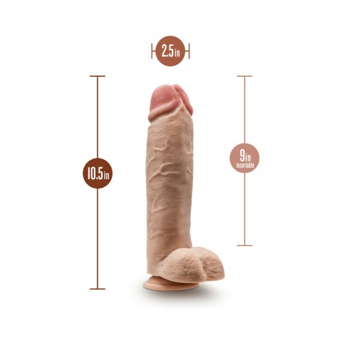 Dildo Dr. Skin Mr. Mister 10.5 in. con Testículos