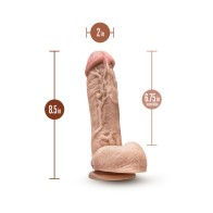 Dr. Skin Mr. D 8.5 Inch Dildo with Balls Beige