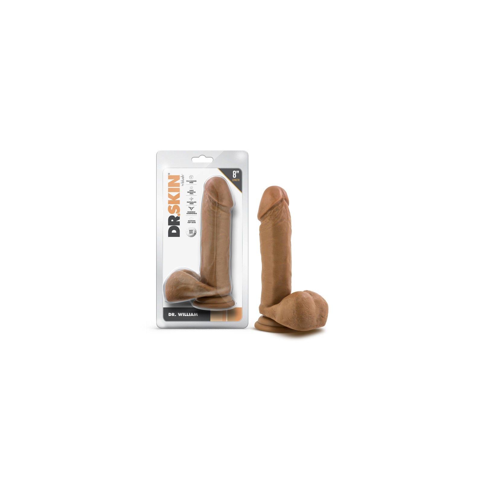 Dildo Dr. William de 8" - Placer Realista