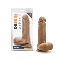 Dildo Dr. Paul de 7.25 in. con Testículos Tan