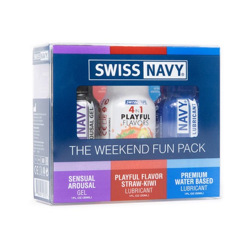 Swiss Navy Weekend Fun Pack for Enhanced Sensations