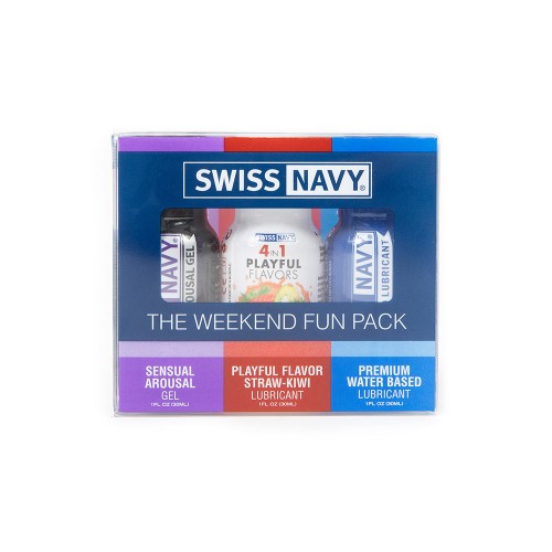 Swiss Navy Weekend Fun Pack for Enhanced Sensations