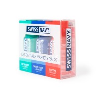 Pack Variado Swiss Navy Essentials 3 Piezas