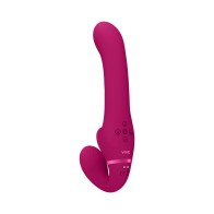 VIVE AI Rechargeable Dual Vibrating Strapless Dildo