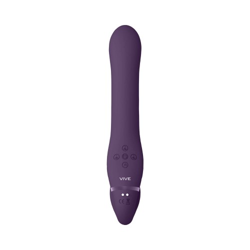 VIVE AI Rechargeable Strapless Strap-On - Purple