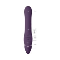 VIVE AI Rechargeable Strapless Strap-On - Purple