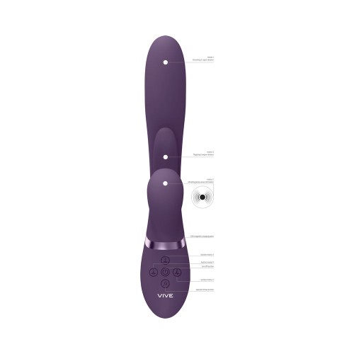 VIVE KURA G-Spot Vibrator with Tongue Flapping