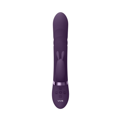 VIVE NARI Vibrador de Conejo Silicona Recargable G-Spot