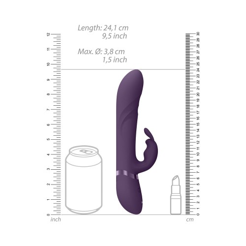 VIVE NARI Vibrador de Conejo Silicona Recargable G-Spot