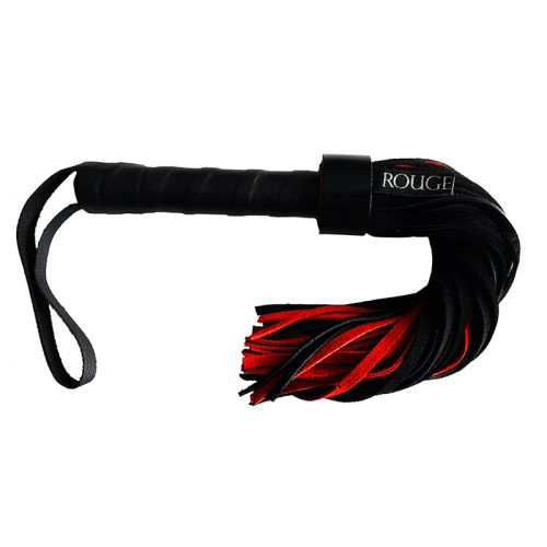 Rouge Suede Flogger Leather Handle