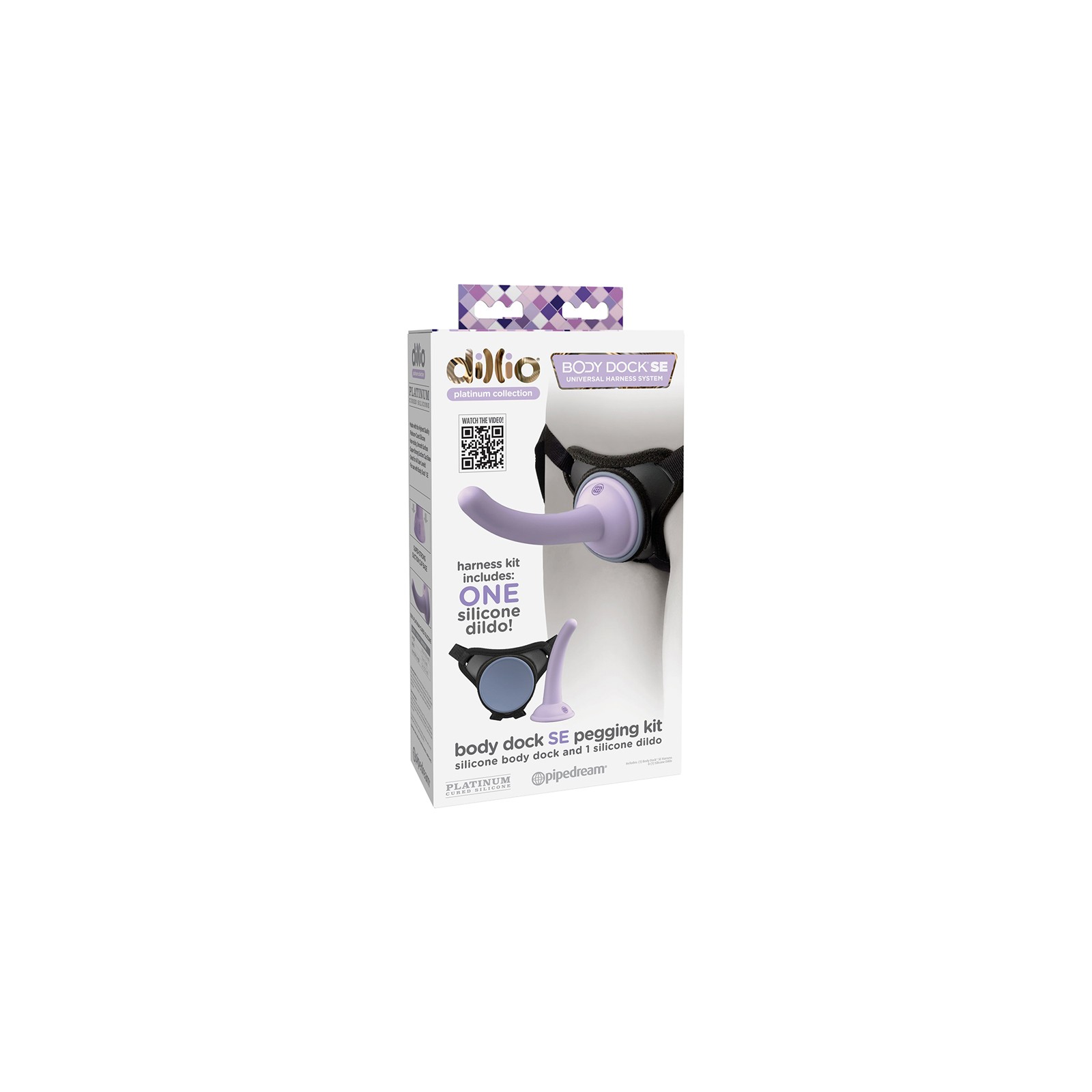 Dillio Platinum Body Dock SE Pegging Kit 5 Inch Silicone Dildo