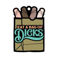 Wood Rocket Air Freshener Eat A Bag Of Dicks