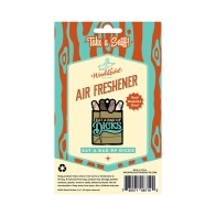 Wood Rocket Air Freshener Eat A Bag Of Dicks