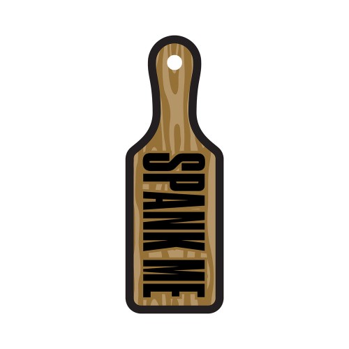 Wood Rocket Spank Me Paddle Air Freshener