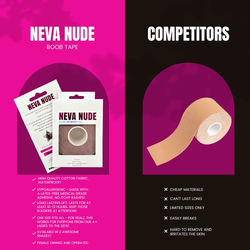 Neva Nude Boob Tape - Perfect Lift and Support