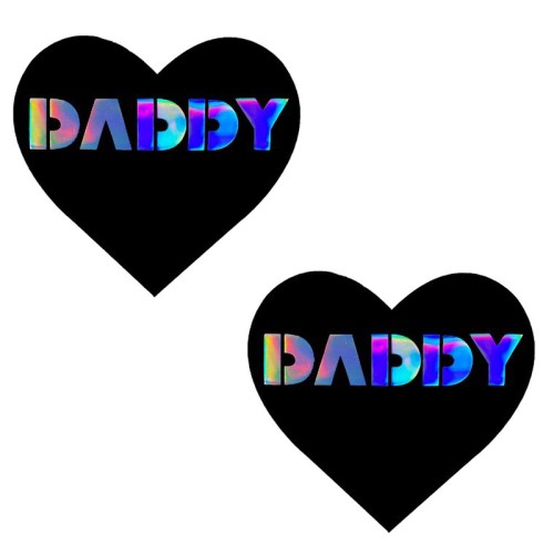 Neva Nude Pasty Daddy Heart Vinyl for Creative Dressing