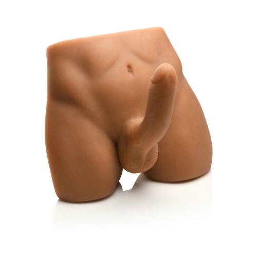 Jock Ass Masturbator with Poseable Dildo