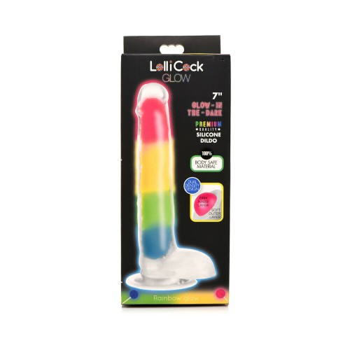 Dildo de Silicone Lollicock con Testículos para Mayor Placer