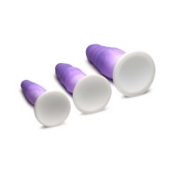 Simply Sweet Silicone Butt Plug Set Purple - Explore Pleasure