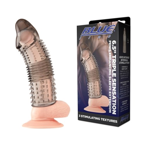 Sleeve Extensor Aumentador de Pene Triple Sensación 6.5 in.