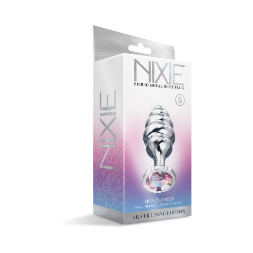 Plug Anal Ribeteado Nixie Pequeño