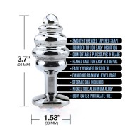 Plug Anal de Metal Nixie Grande - Diseño Paleta