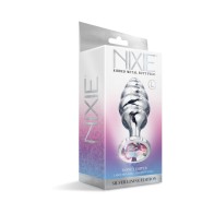 Nixie Large Ribbed Butt Plug - Honey Dipper Design