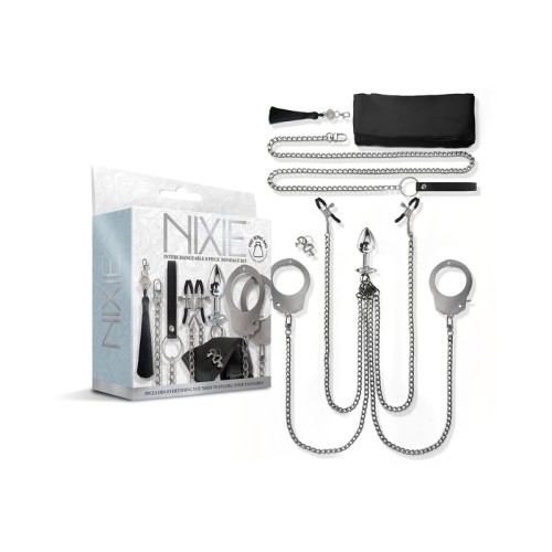 Nixie Metal Bondage 8-Piece Kit for Ultimate Play