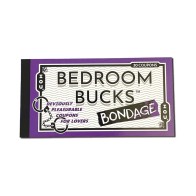 Bedroom Bucks Bondage IOUs for Sexual Fun