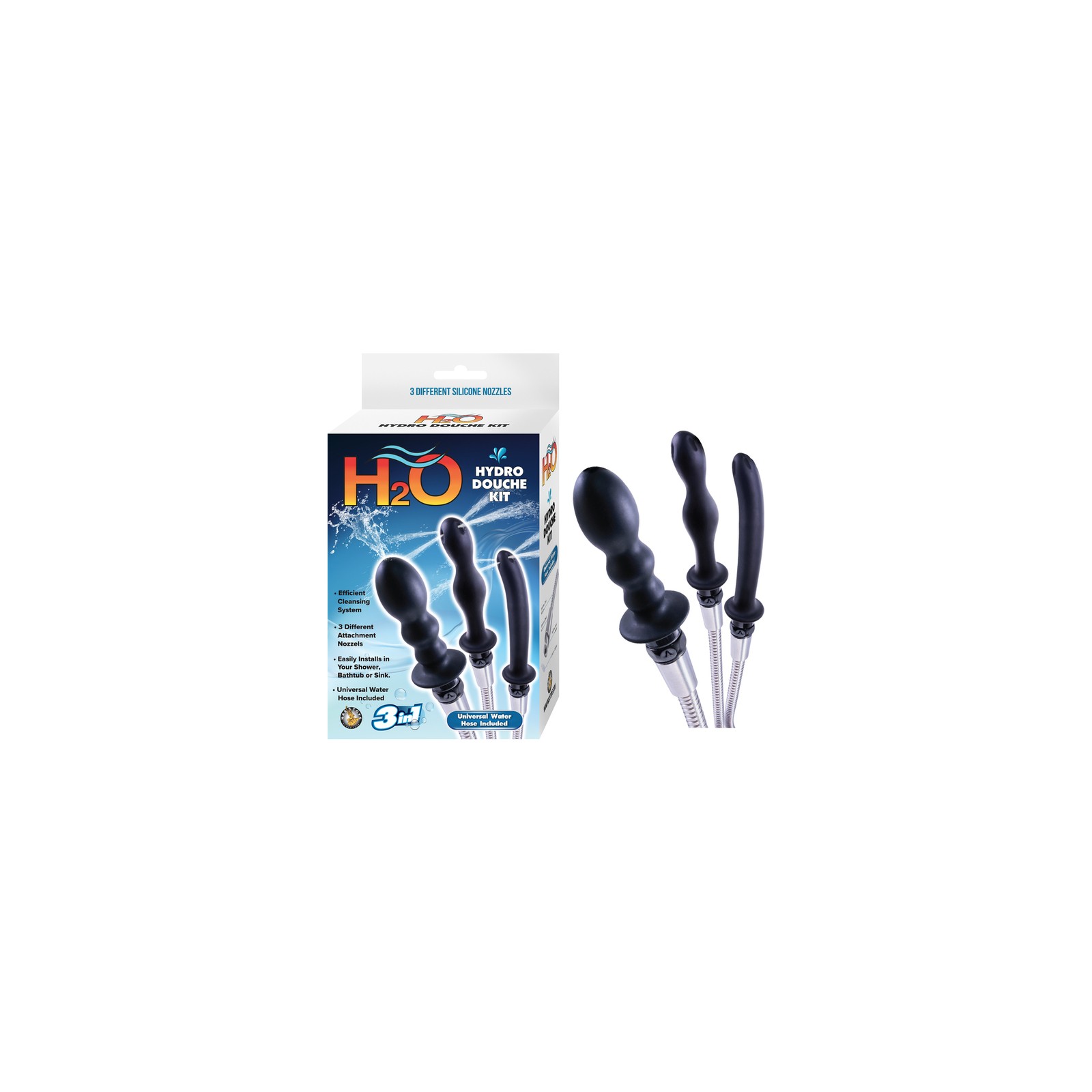 H2O Hydro Douche Kit Black