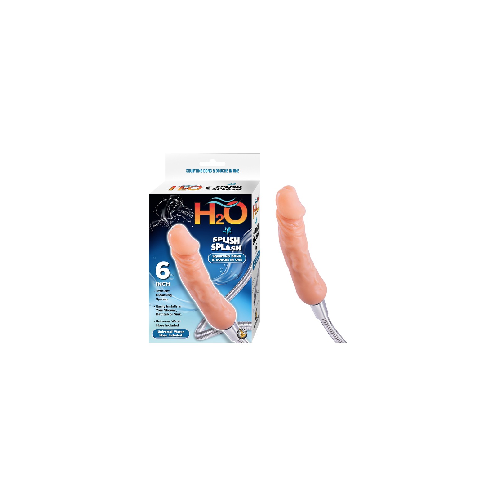 Douche Dildo H2O Splish Splash 15 cm Beige