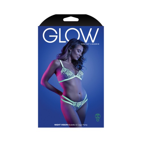 Fantasy Lingerie Glow Night Vision Lace Set