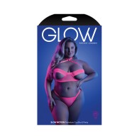 Fantasy Lingerie Glow Slow Motion Peek-A-Boo Bra & Panty