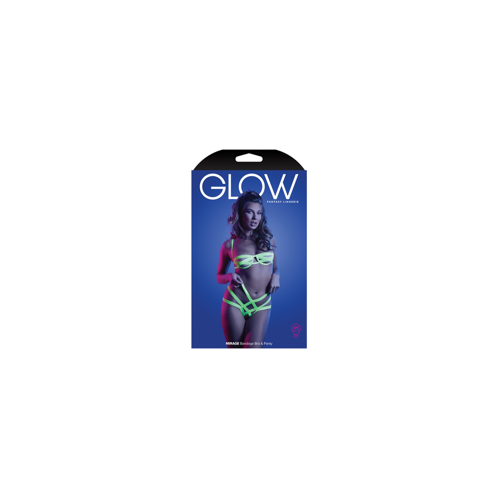 Fantasy Lingerie Glow Mirage Set - Neon Fun